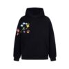 Playful Sticker Design Hip-Hop Hoodie