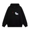 Classic Black Fleece-Lined Hoodie